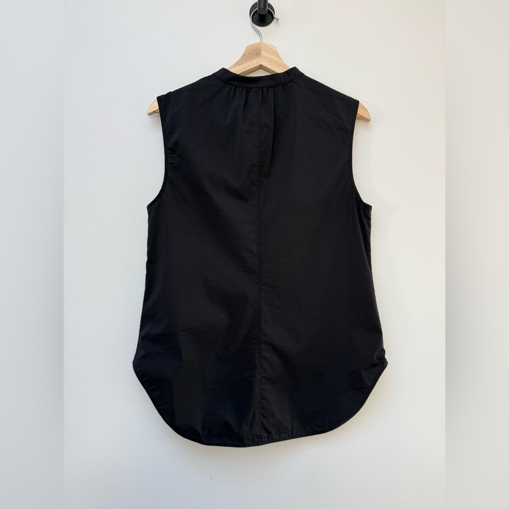 BNWOT Kit and Ace Marbella Sleeveless Poplin Shirt in Black M - Picture 6 of 12